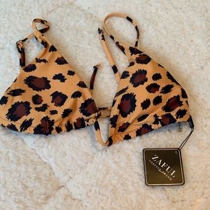 zaful leopard bikini top